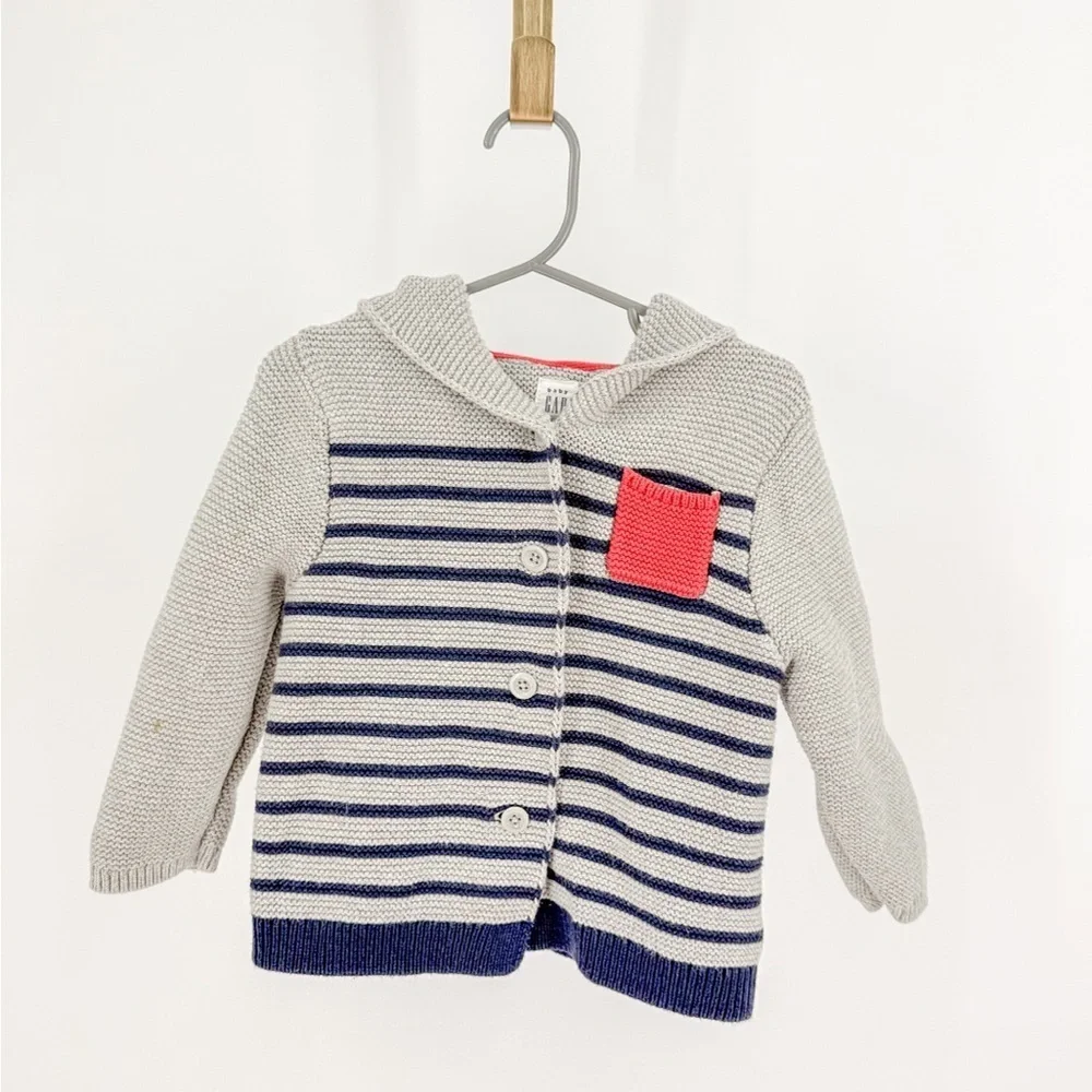 Baby Gap Knit Hooded Cardigan